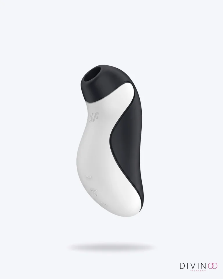 Succionador Satisfyer Orca Blanco y Negro | Ondas de Presión y Vibración