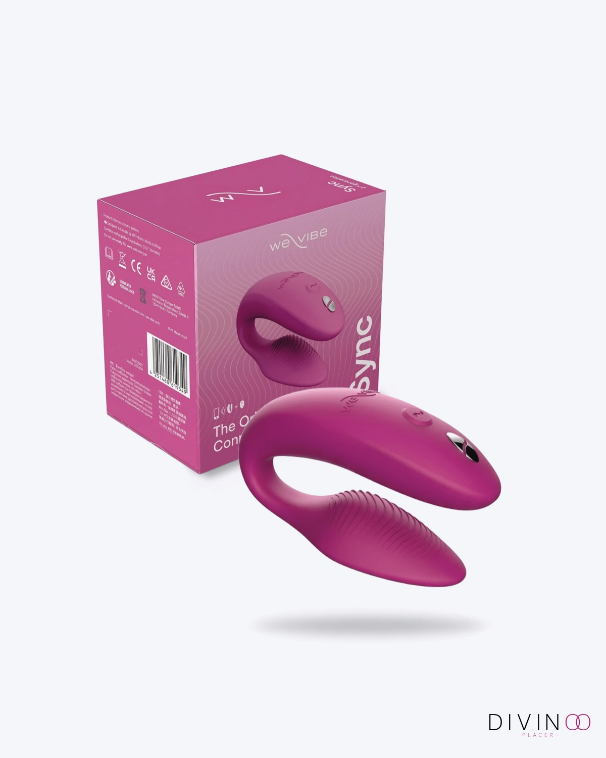 Vibrador We-Vibe Rosado Sync Wearable | Estimulación Dual y App Vibrador We-Vibe Rosado Sync Wearable | Estimulación Dual y App