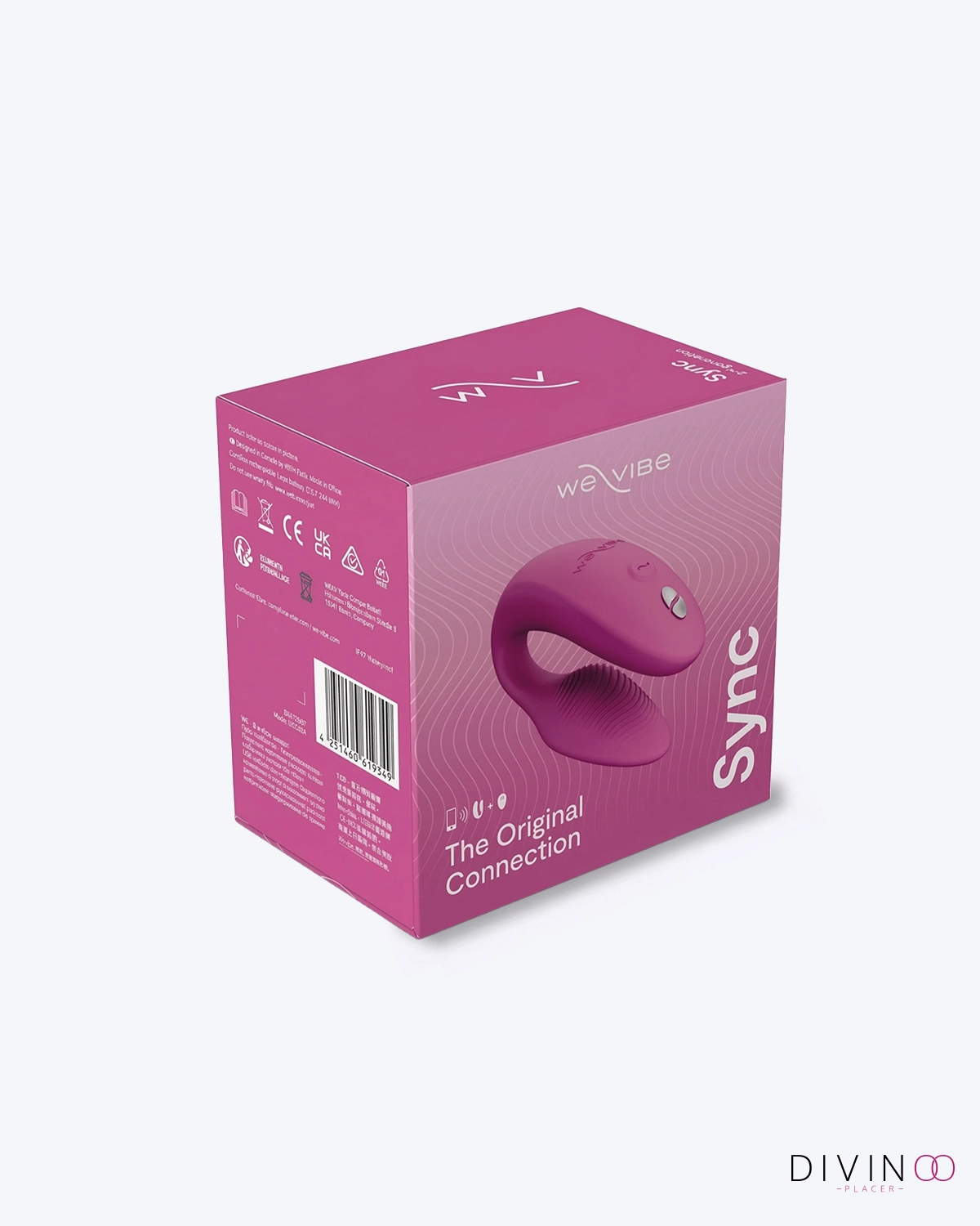 Vibrador We-Vibe Rosado Sync Wearable | Estimulación Dual y App Vibrador We-Vibe Rosado Sync Wearable | Estimulación Dual y App