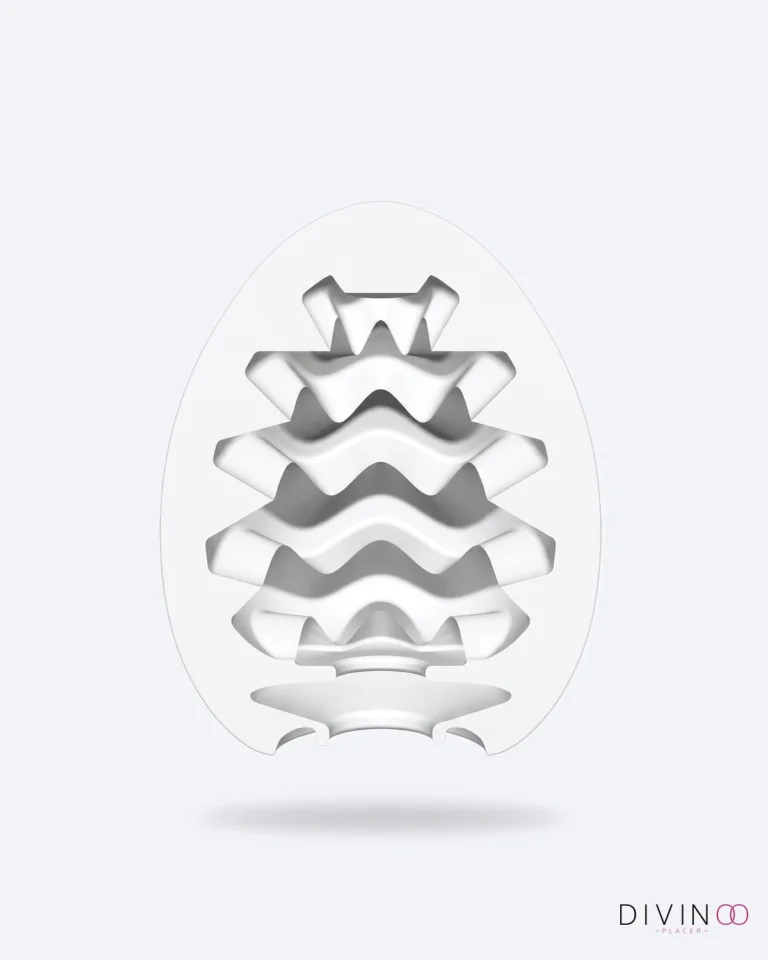 Masturbador Egg Wavy Spider Tenga | Compacto, Suave y Texturizado