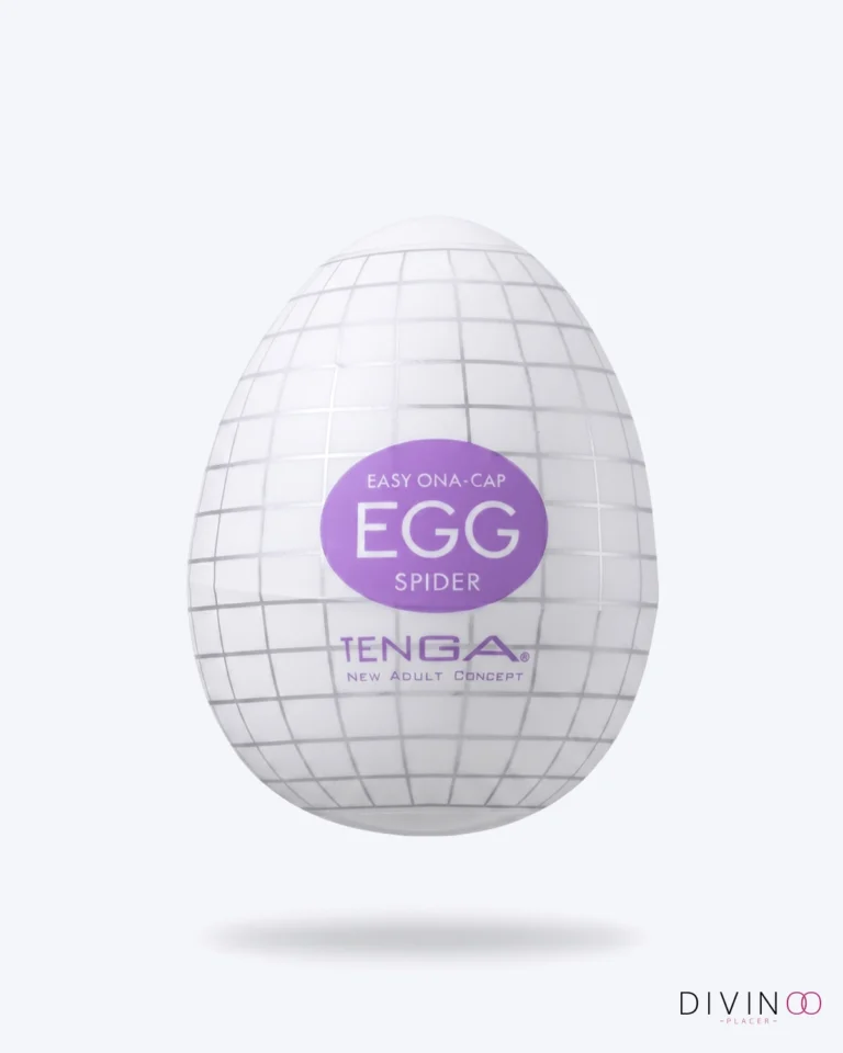 Masturbador Tenga Egg Spider con Textura | Compacto, Suave y Flexible