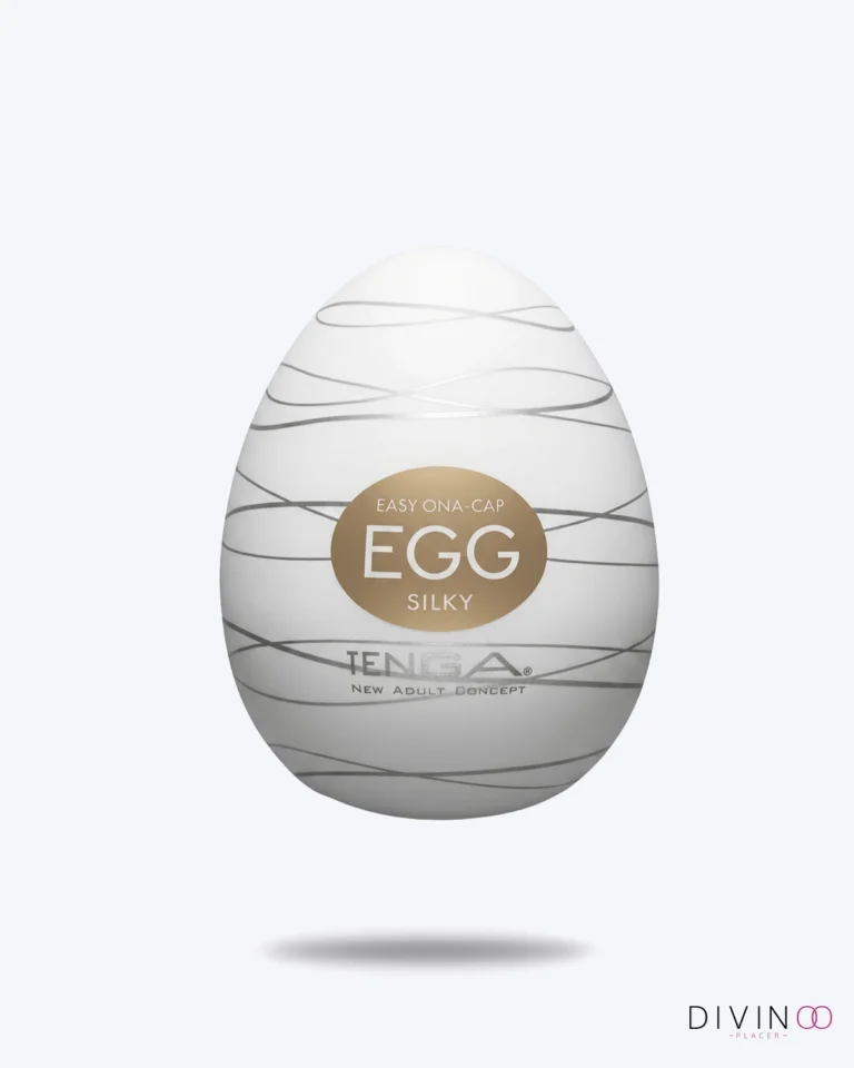 Huevo Masturbador Twister Silky Egg Tenga | Compacto, Suave y Texturizado