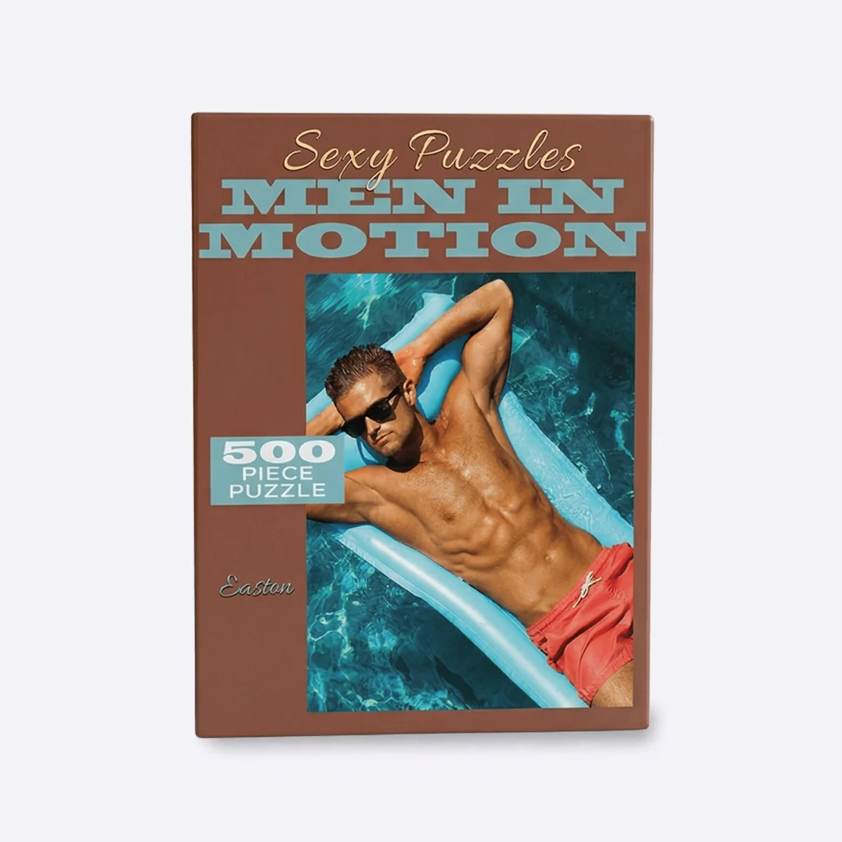 Rompe Cabezas Hombre Sexy en la Piscina 500 Piezas | Juego Original