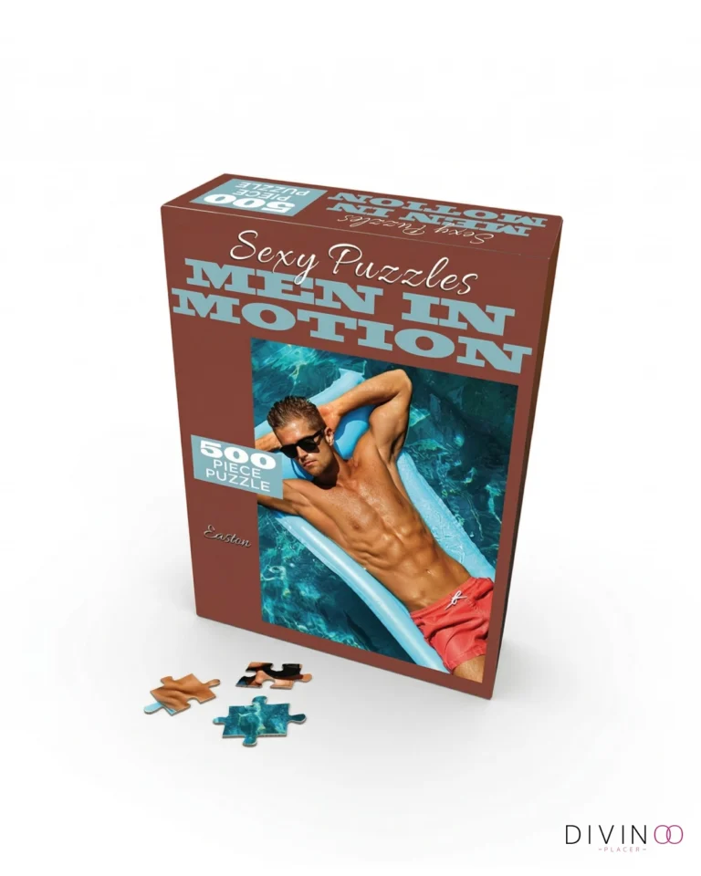 Rompe Cabezas Hombre Sexy en la Piscina 500 Piezas | Juego Original