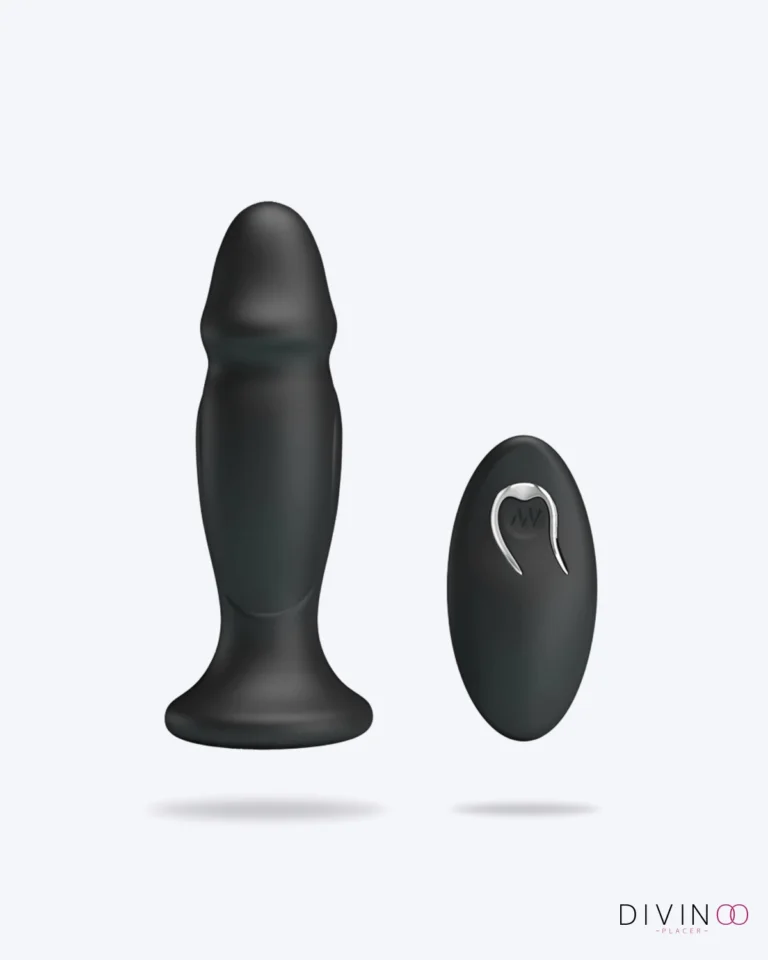 Vibrador Con Control Remoto Anal Mr Play Negro | Plug Recargable