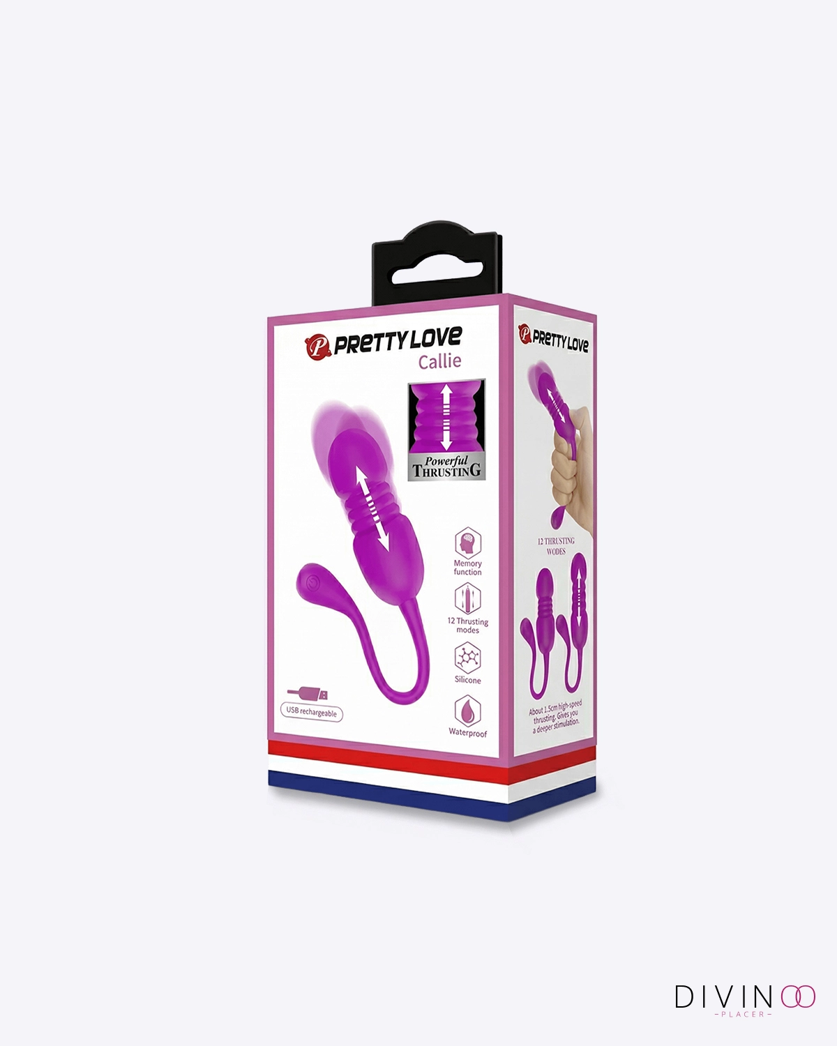 Huevo Vibrador Callie de Pretty Love Fucsia | 12 Vibraciones y Memoria Huevo Vibrador Callie de Pretty Love Fucsia | 12 Vibraciones y Memoria