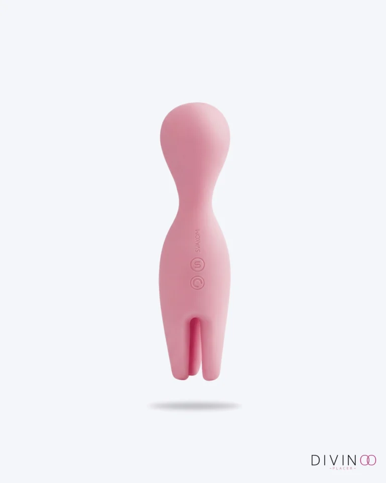 Masajeador Clitorial Nymph Svakom Rosado | Vibración Externa y Silicona Médica