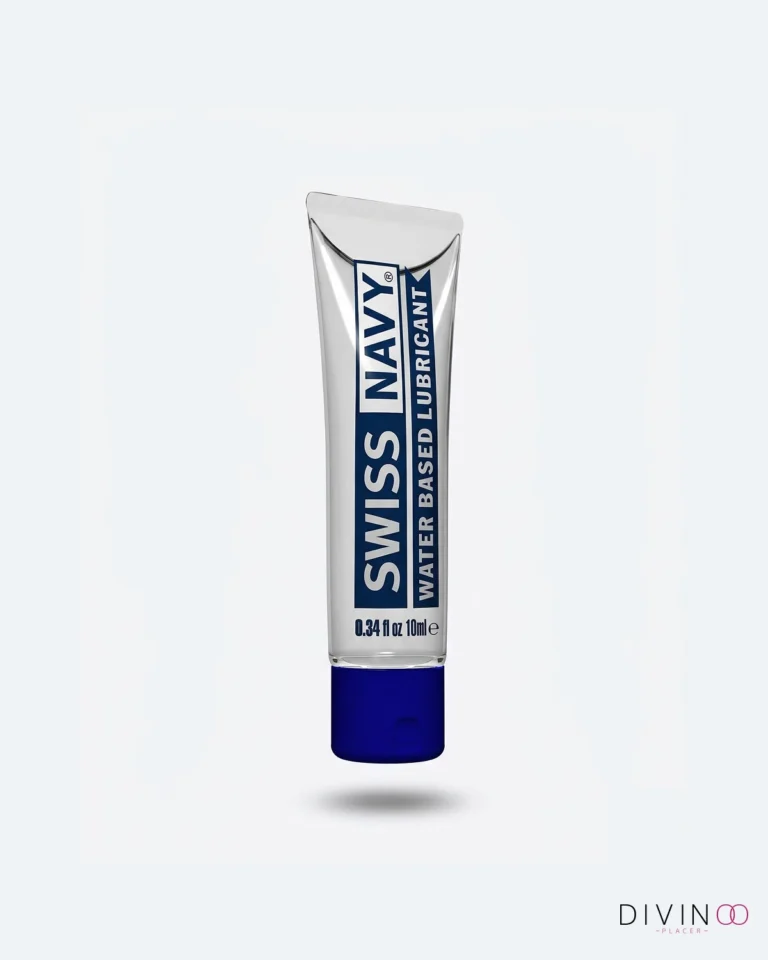 Lubricante 10 ml a base agua Swiss Navy | Deslizamiento Suave y Práctico