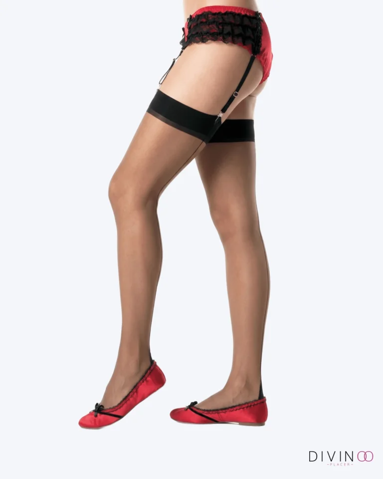 Medias Plus Size Sheer Stockings Leg Avenue | Sensuales y Elegantes