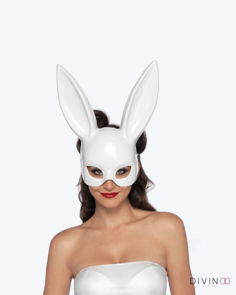 Conejo Color Blanca Leg Avenue | Máscara Sensual y Temática