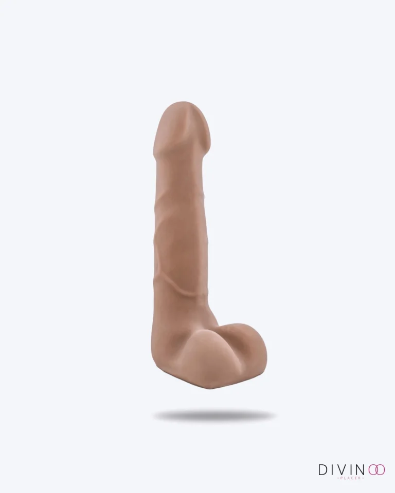 Consolador 7 Pulgadas AuNaturel Suave Realista | Flexible y de Tacto Suave