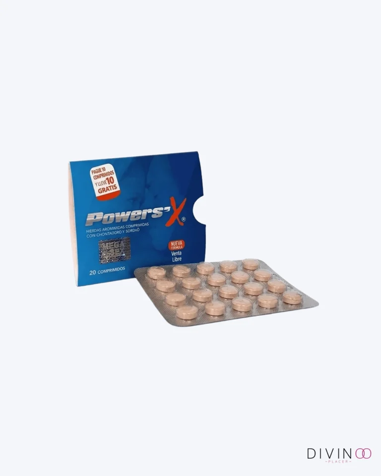 Powers’ x 20 Pastillas Potenciador y Retardante | Suplemento Masculino