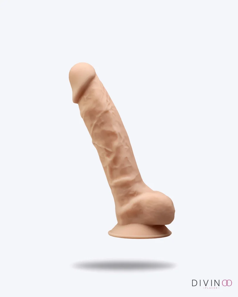 Consolador Realista Model 1 SilexD 9″ Vainilla | Flexible y con Ventosa