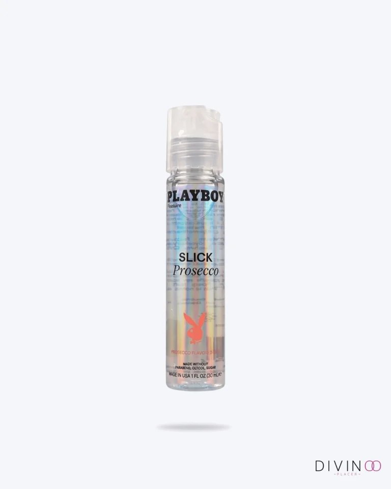 Lubricante Playboy Slick Prosecco Base Agua 1 Oz | Sabor y Suavidad