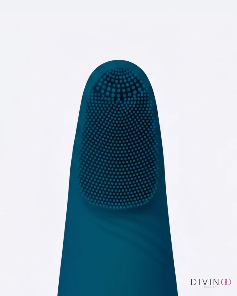 Masajeador Clítorial Kiran Layon Azul Ovo | Texturizado, Recargable y Resistente al Agua