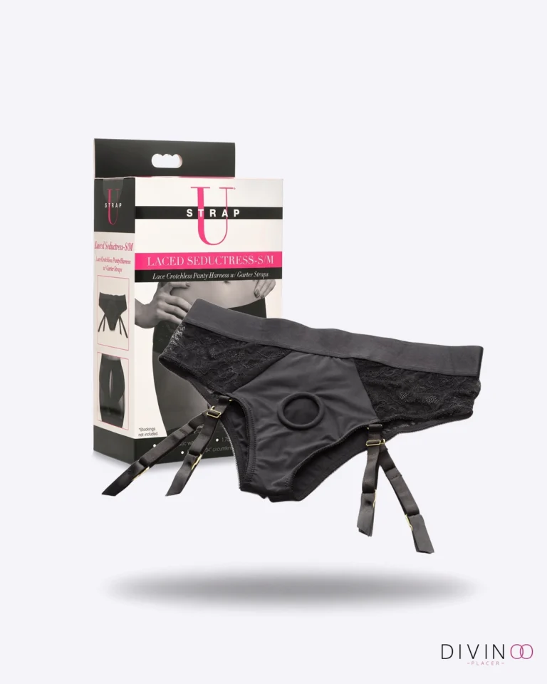 Arnés de Panty U Strap Color Negro | Encaje, Ajuste Cómodo y Soporte