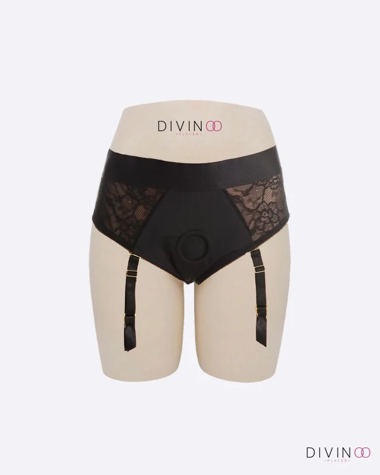 Arnés de Panty U Strap Color Negro | Encaje, Ajuste Cómodo y Soporte