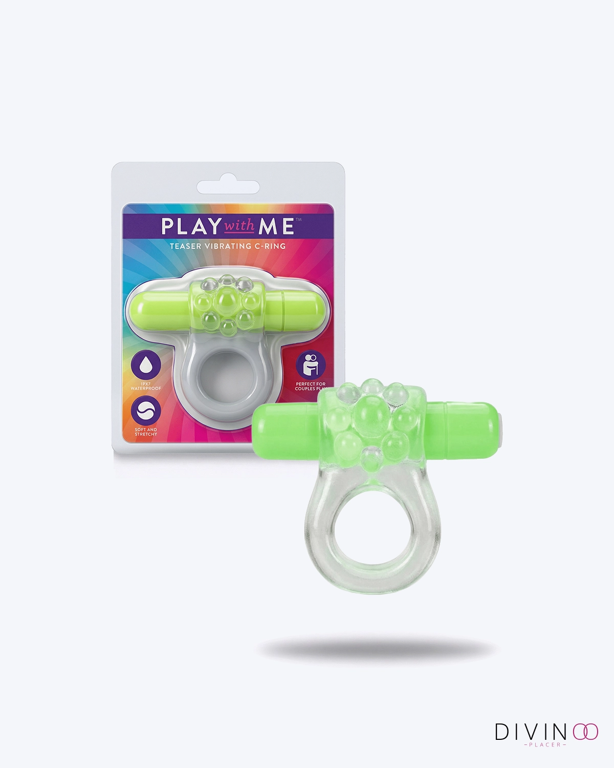 Anillo Vibrador Verde Play With Me Teaser | Vibración Manos Libres Anillo Vibrador Verde Play With Me Teaser | Vibración Manos Libres