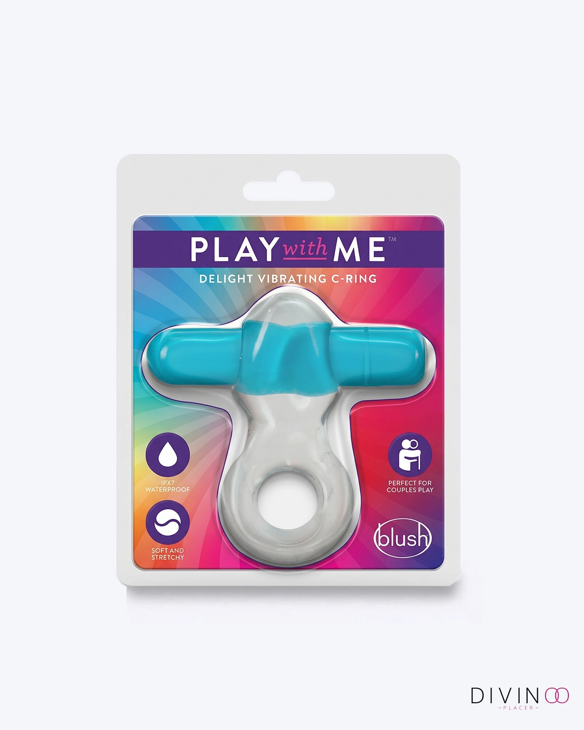 Anillo Vibrador Azul Play With Me Teaser | Vibración Manos Libres