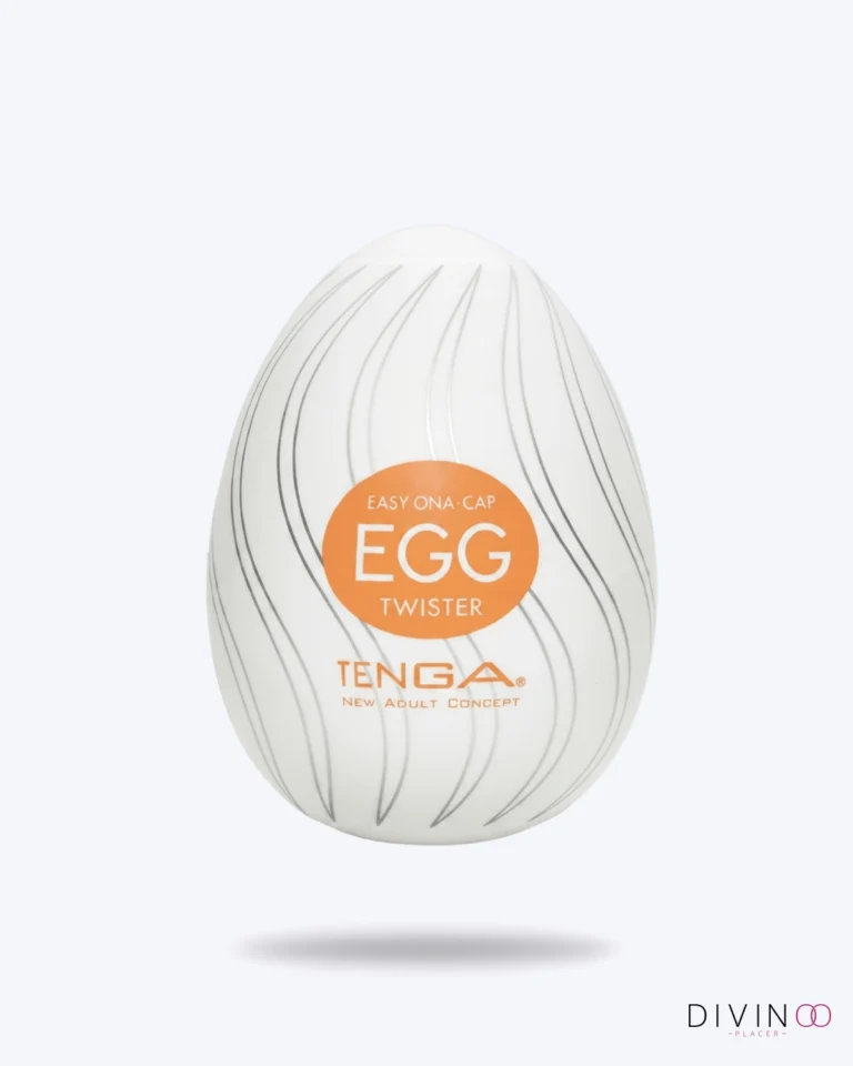 Huevo masturbador portátil Tenga Egg Twister | Compacto, suave y texturizado
