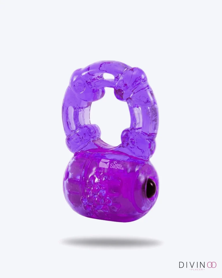 Anillo Vibrador Púrpura Erotic Top Cat | Reutilizable, Texturizado y Fácil de Usar