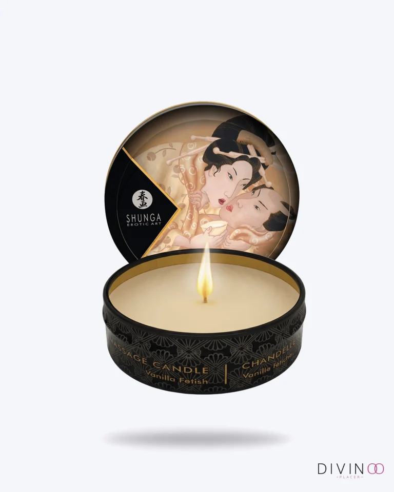 Vela Shunga Con Aroma a Vainilla Para Masajes | Aceite de Masaje Sensual