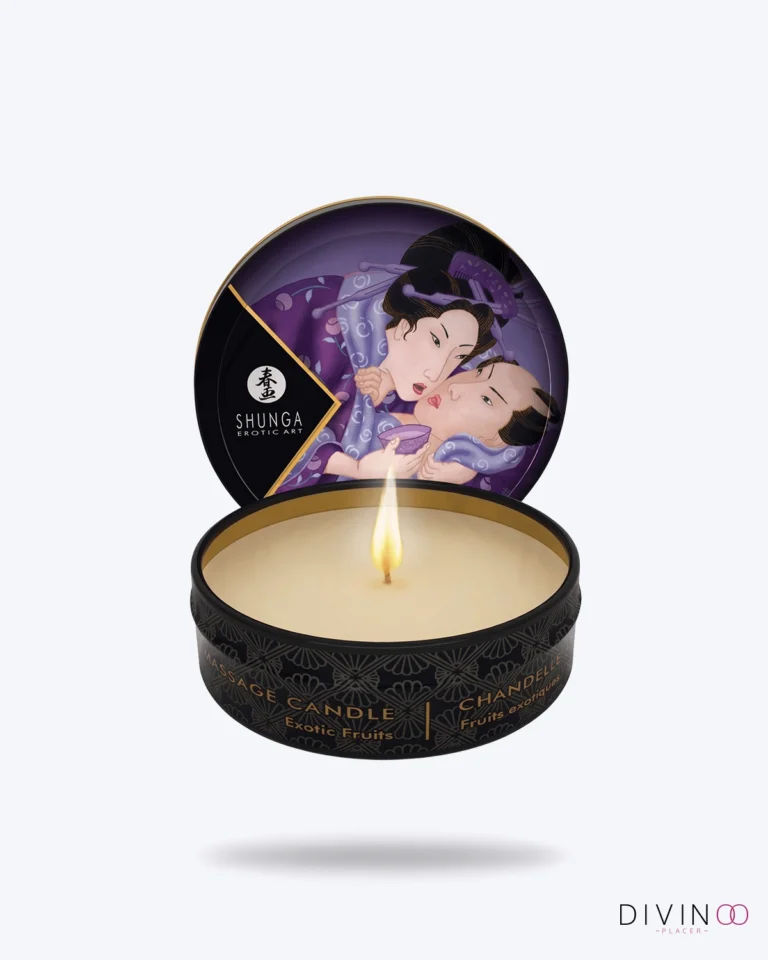Vela con Aroma a Frutas Exóticas Shunga Para Masajes | Aceite de Masaje Sensual