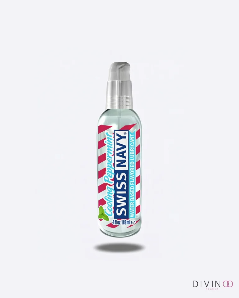 Lubricante Sabor Menta Swiss Navy 4 oz | Base Agua y Sensación Fresca