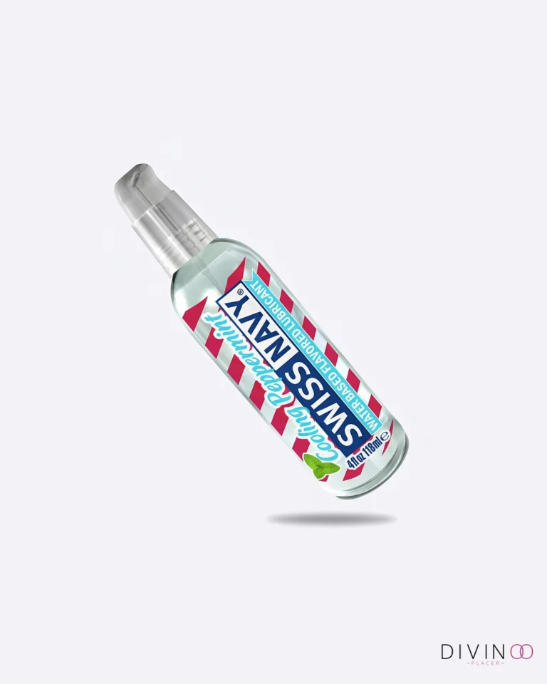 Lubricante Sabor Menta Swiss Navy 4 oz | Base Agua y Sensación Fresca