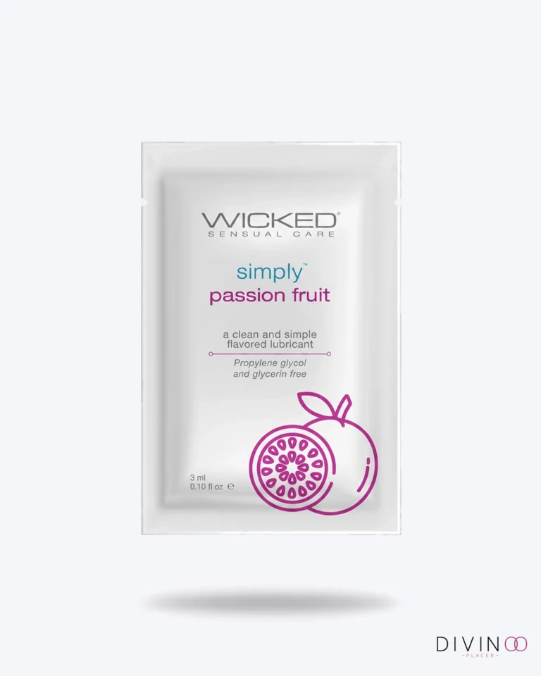 Lubricante Sachet Wicked Sensual Care Fruta Passion | Base Agua y Sabor Delicioso