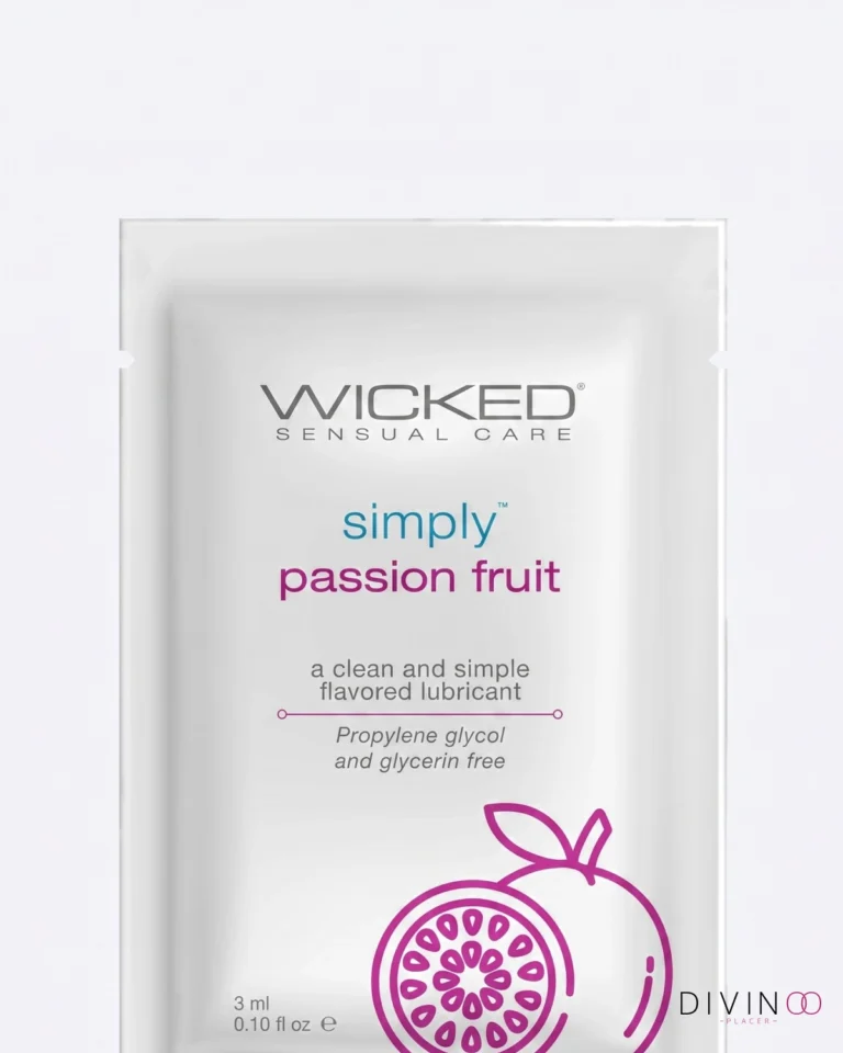 Lubricante Sachet Wicked Sensual Care Fruta Passion | Base Agua y Sabor Delicioso