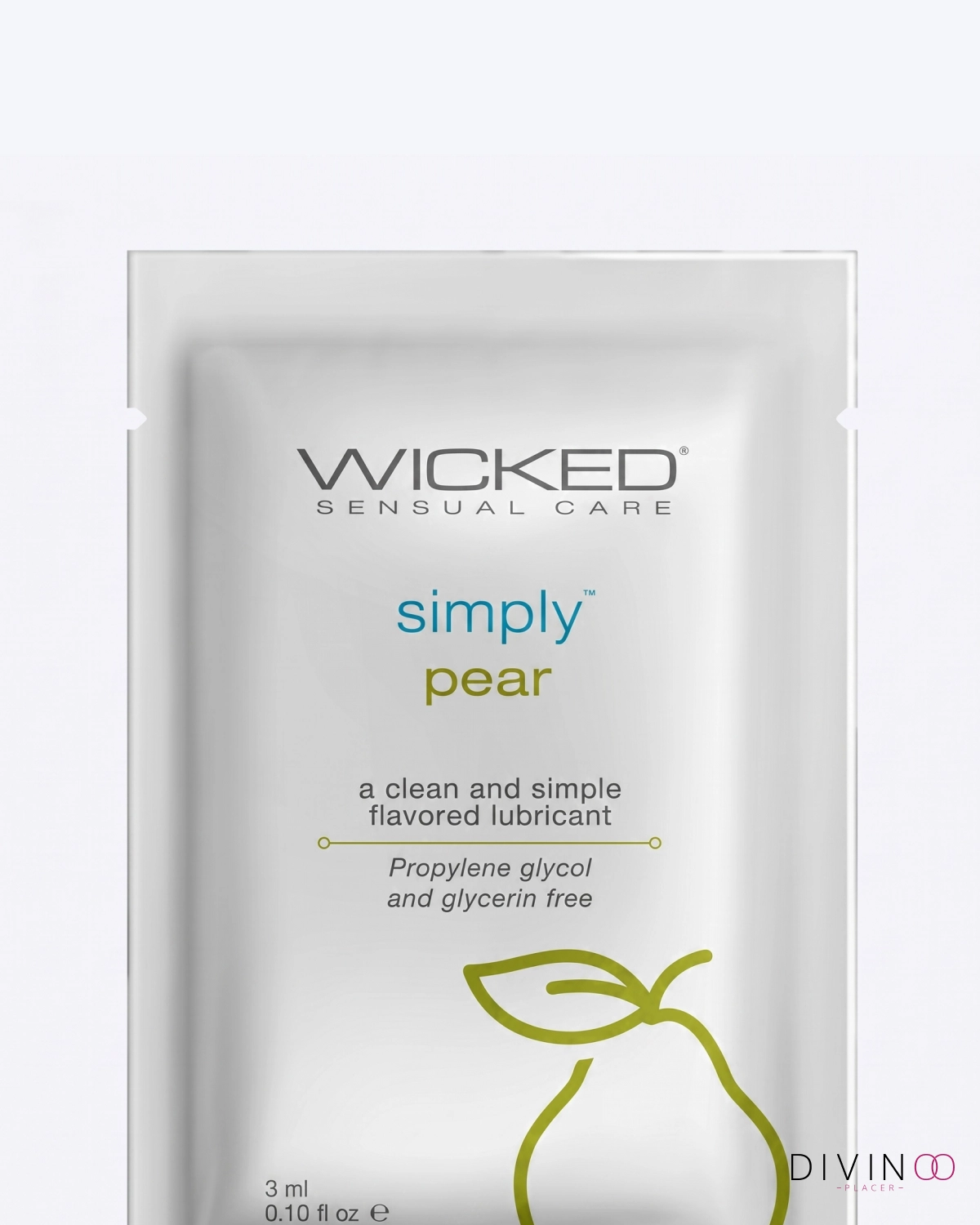 Lubricante Sachet Simply Pera Wicked Sensual Care | Base Agua y Sabor Delicioso Lubricante Sachet Simply Pera Wicked Sensual Care | Base Agua y Sabor Delicioso