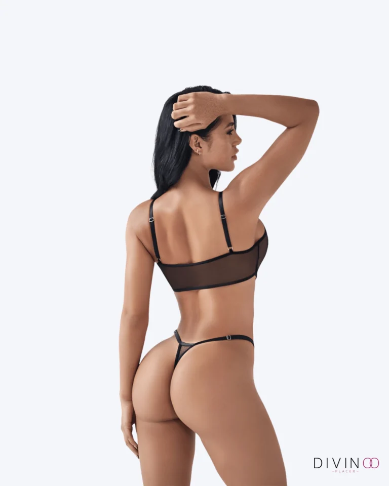 Conjunto Negro Lerot 11294 M/L | Lencería sensual con encaje y aro