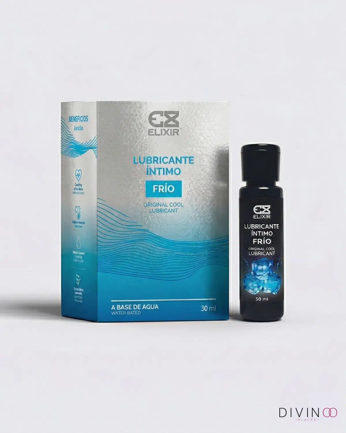 Lubricante Con Sensación Frío Elixir | Base Agua y Frescura Moderada Lubricante Con Sensación Frío Elixir | Base Agua y Frescura Moderada