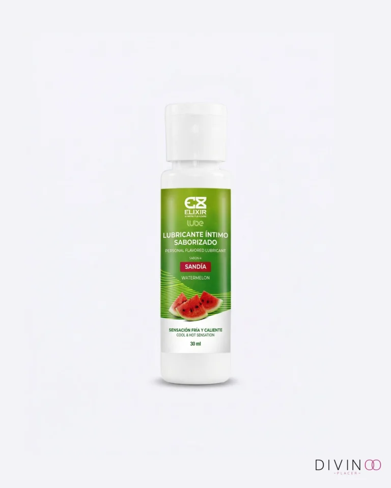 Lubricante De Sandía Con Calor Elixir | Base Agua, Sabor y Sensación Cálida