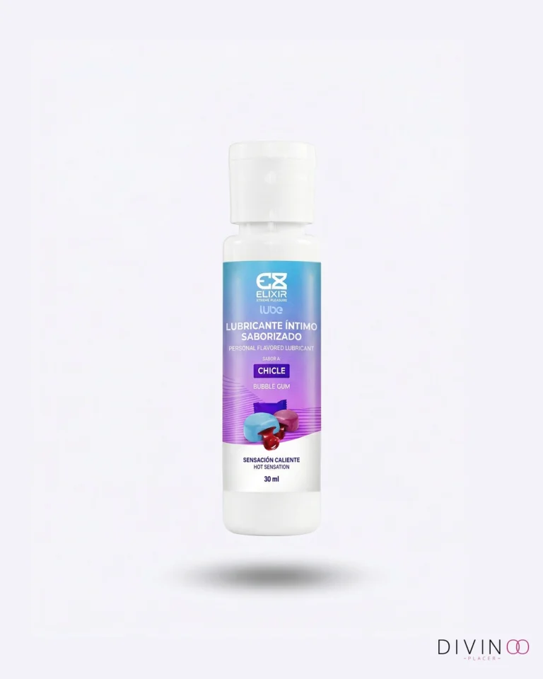 Lubricante De Chicle Con Calor Elixir | Base Agua, Sabor y Sensación Cálida