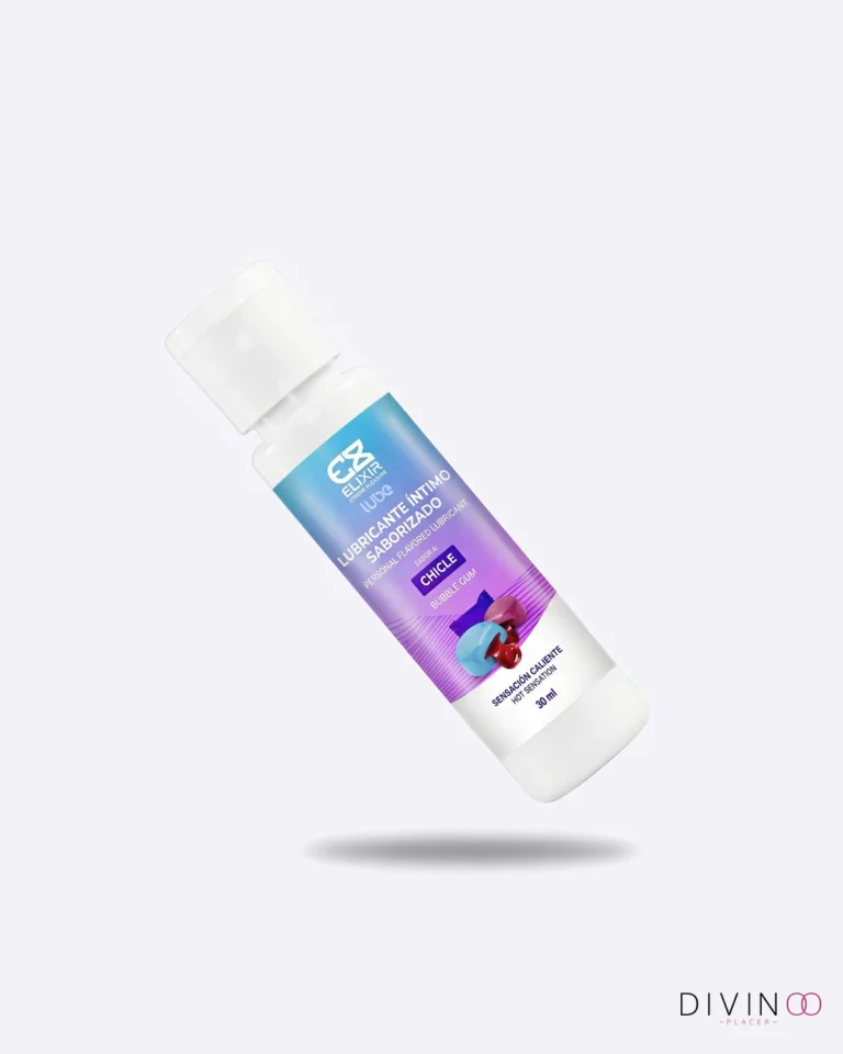 Lubricante De Chicle Con Calor Elixir | Base Agua, Sabor y Sensación Cálida