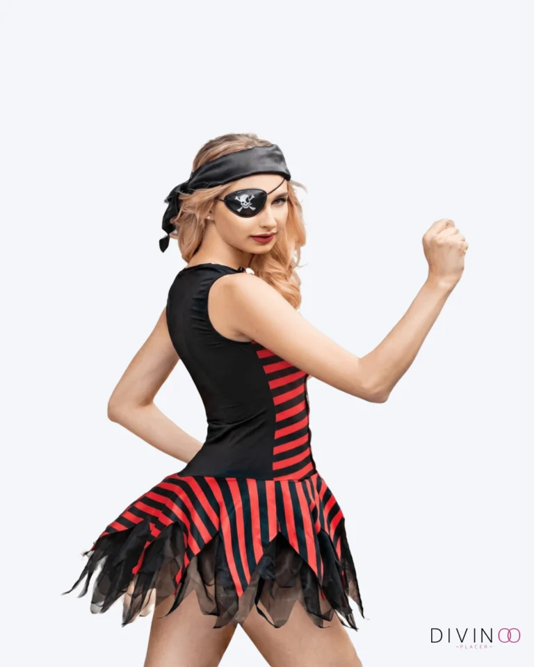 Disfraz de pirata 6323 con parche y bandana | Temático, sensual y original