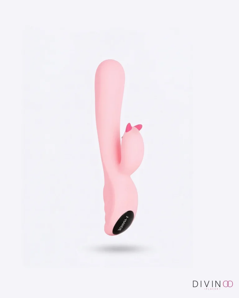 Vibrador Doble Estimulación Intenso | Silicona Médica y 9 Modos de Vibración