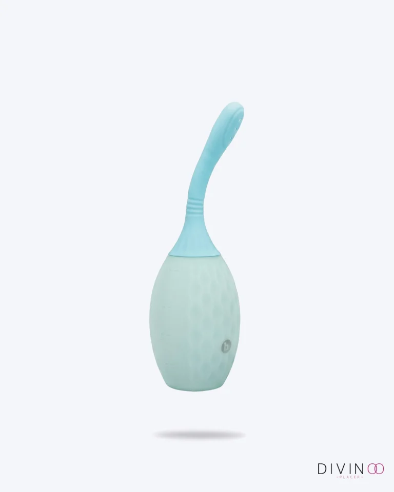 Ducha Íntima FlexFlow B-Vibe Azul de Silicona Premium