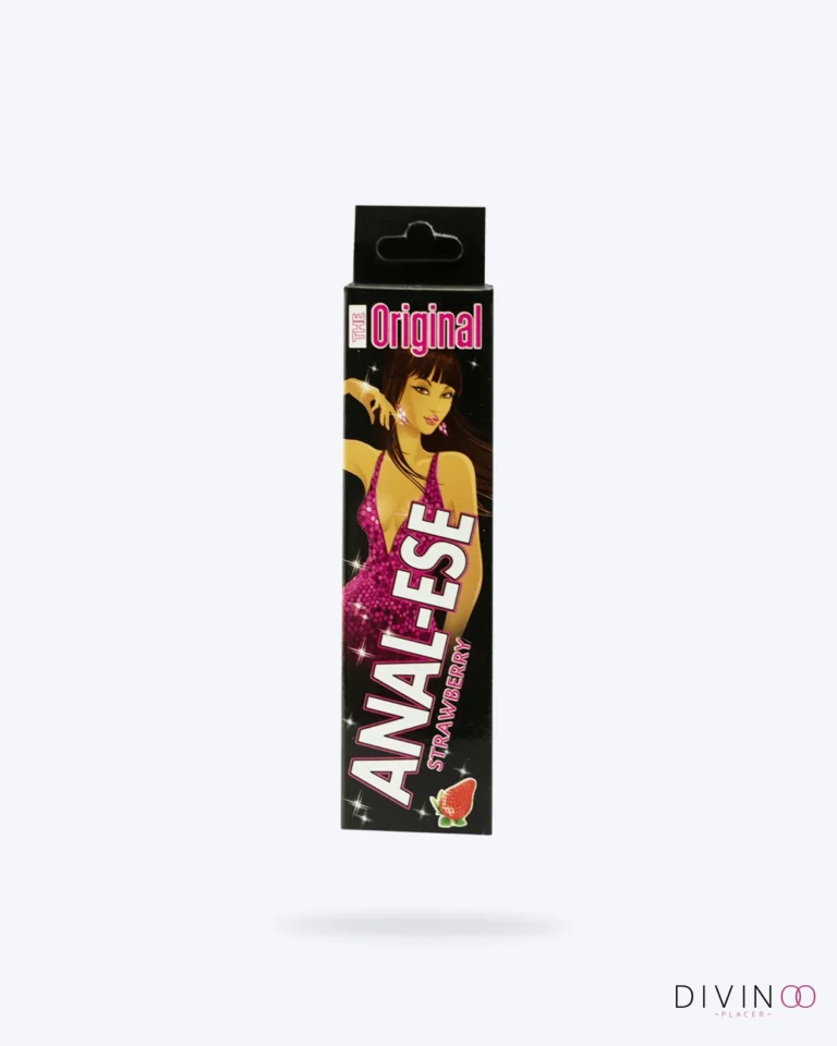 Anal Ese Desensibilizador Anal Fresa 0,5 oz con benzocaína y base acuosa.