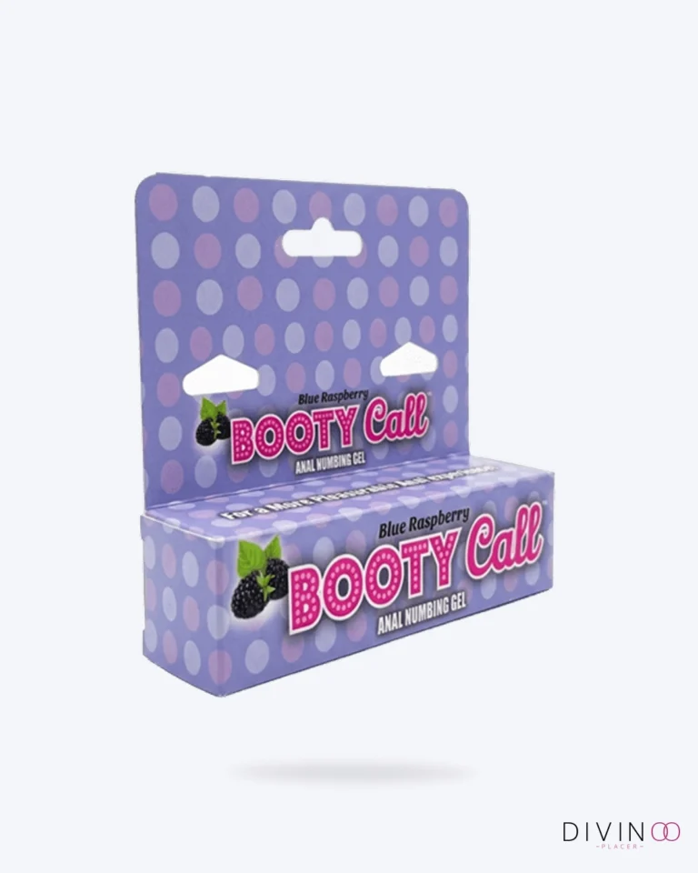 Desensibilizante Anal Bootycall Sabor Frambuesa Azul 1,5 oz de uso externo.