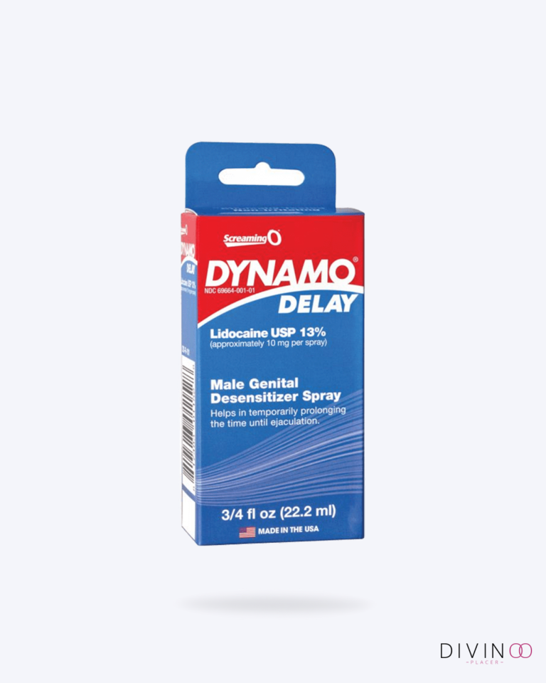 Screaming O Dynamo Delay spray retardante masculino de 0.75 oz con lidocaína al 13%.