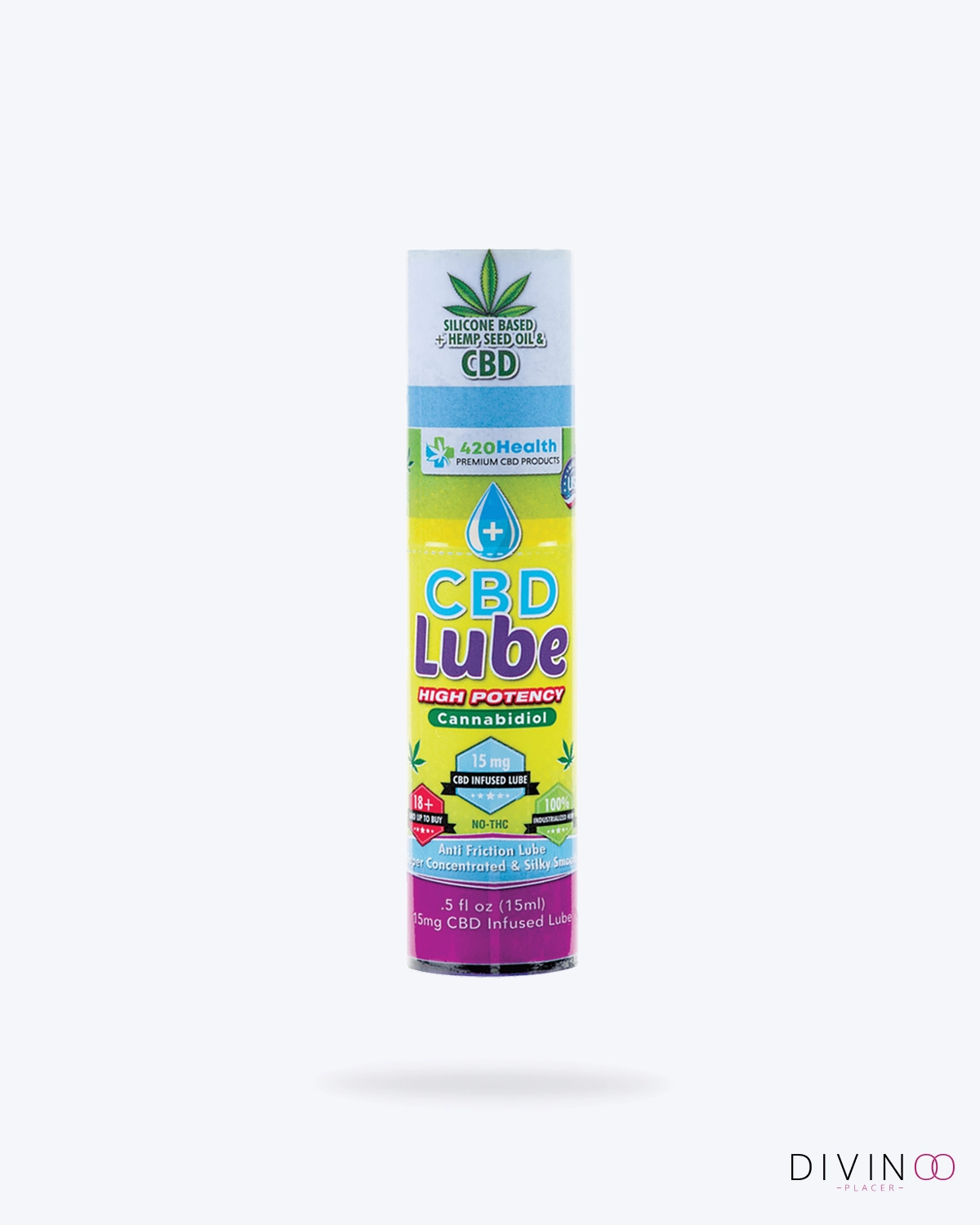Lubricante con CBD - Alta Potencia 0,5 oz Lubricante con CBD Alta Potencia 0,5 oz con aceite de cáñamo.