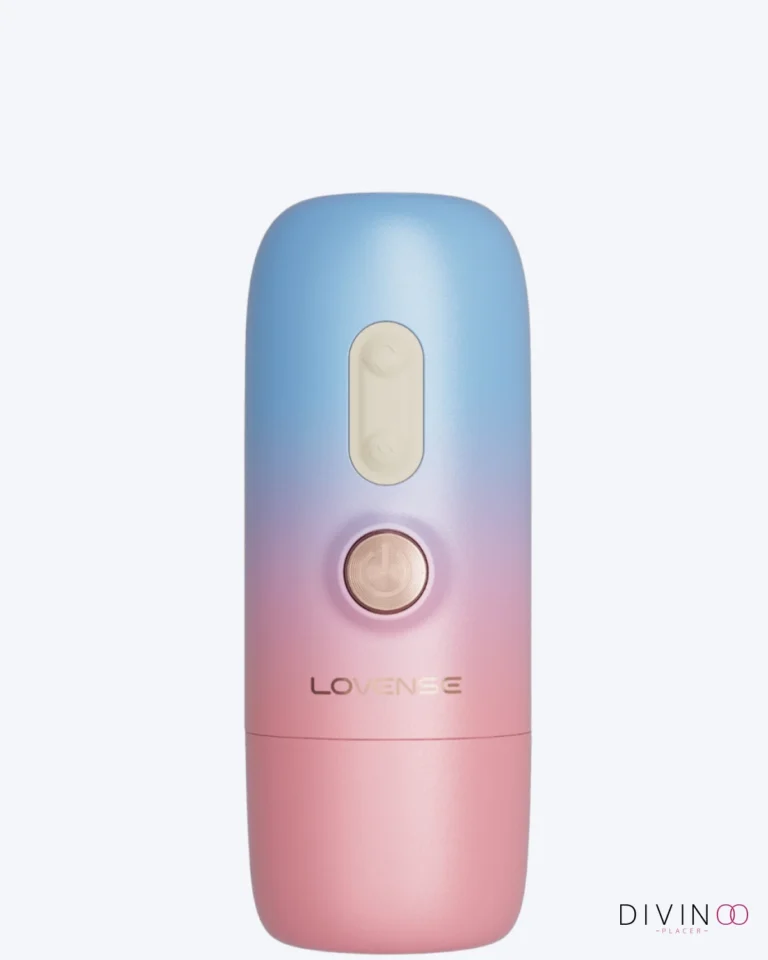 Consolador con Empuje Spinel de Lovense con calor, vibración, ventosa y control mediante aplicación.