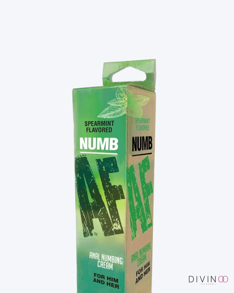 Crema anestésica anal con sabor a menta Numb AF de 44 ml con lidocaína al 5%