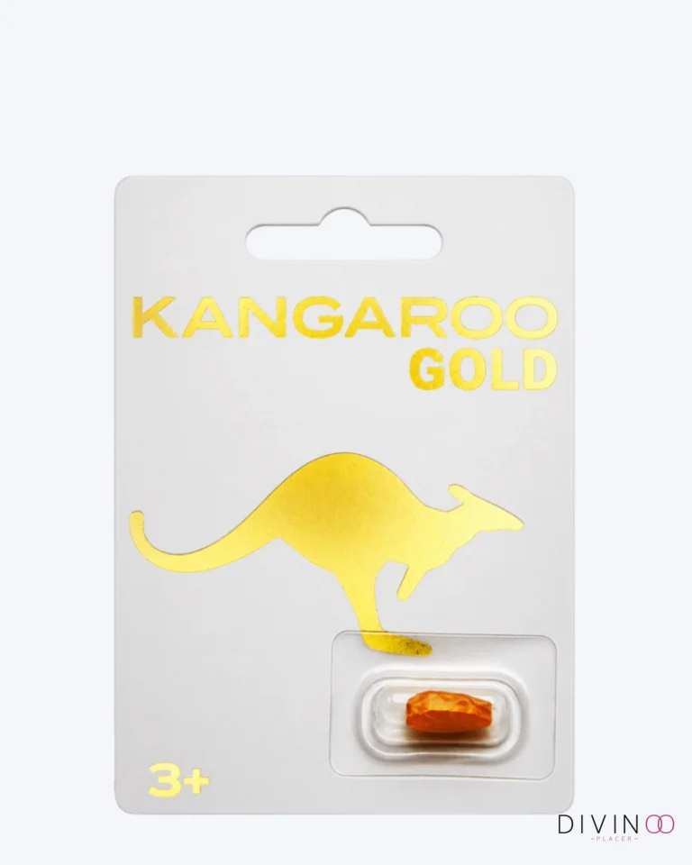 Pastilla Kangaroo Gold para el Realce Masculino suplemento dietario 8000 mg