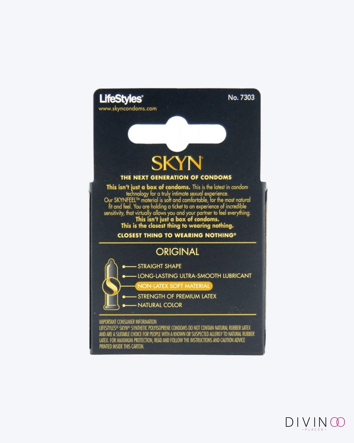 Preservativos SKYN Original Sin Látex x3 Preservativos SKYN Original Sin Látex x3 elaborados con material SKYNFEEL® para máxima sensibilidad.