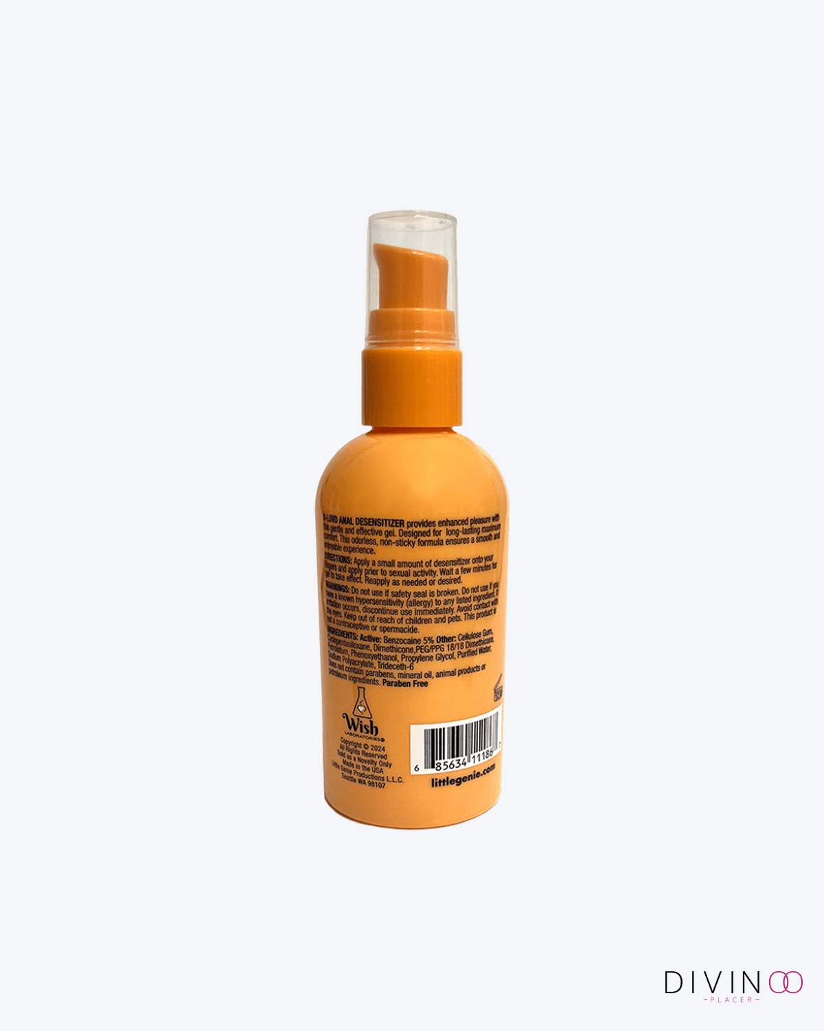 B-Luv Lubricante Anal con Desensibilizante a Base de Agua 4 oz B-Luv Lubricante Anal con Desensibilizante a Base de Agua 4 oz con dispensador y fórmula de larga duración.