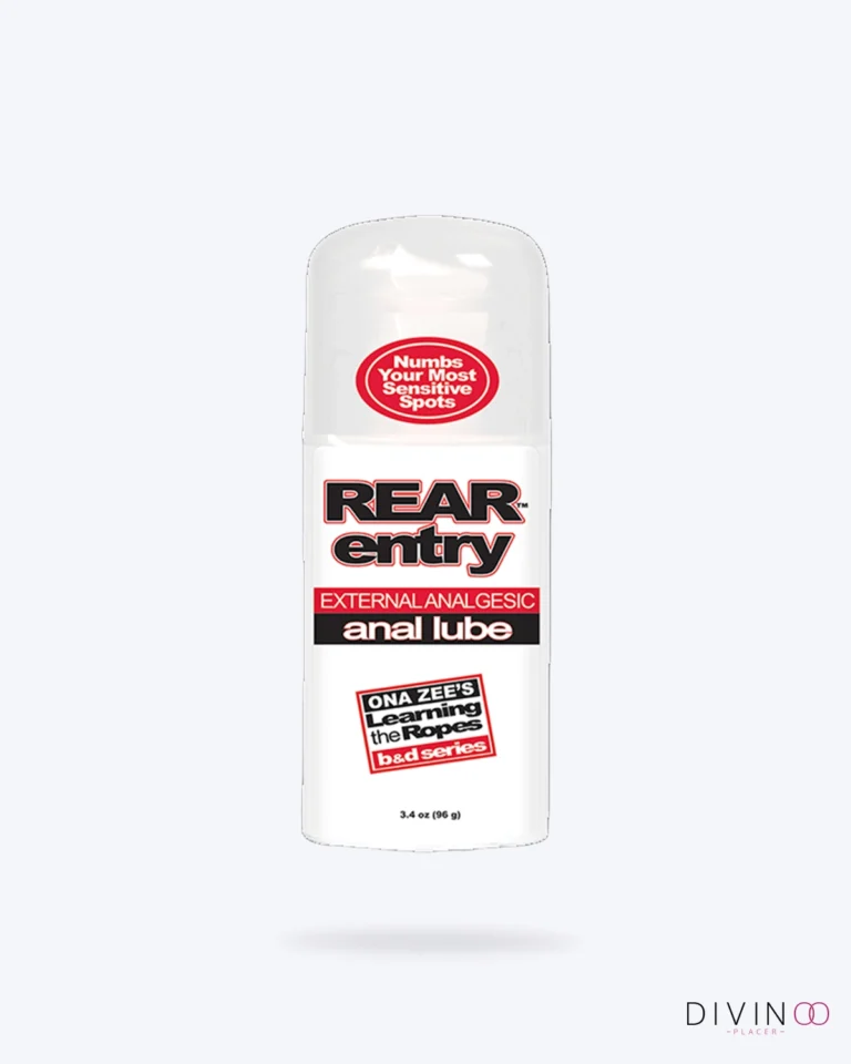 Doc Johnson Rear Entry Anal Lube 3.4 oz con textura espesa y efecto desensibilizante suave.
